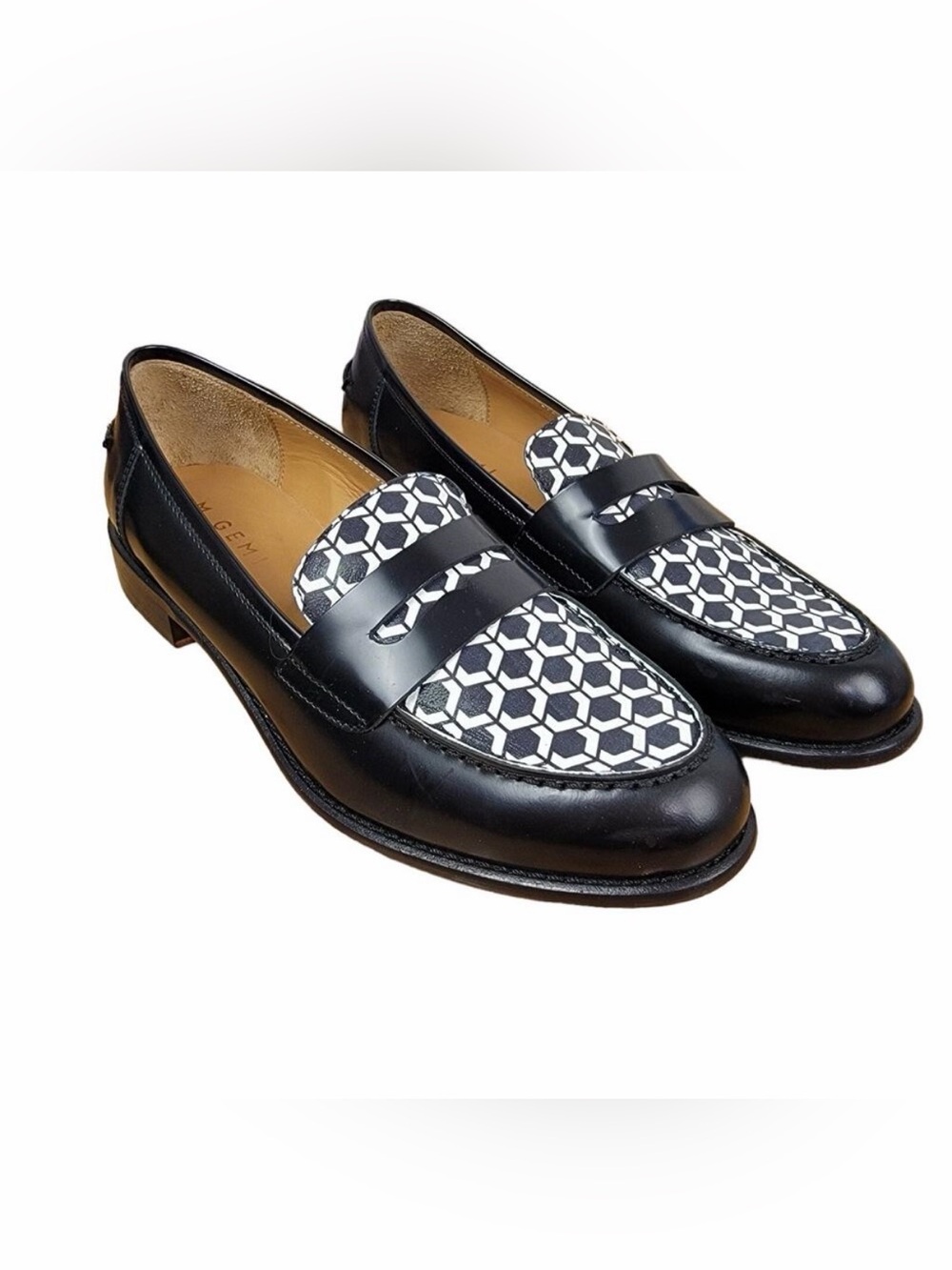 M. Gemi Navy Loafers